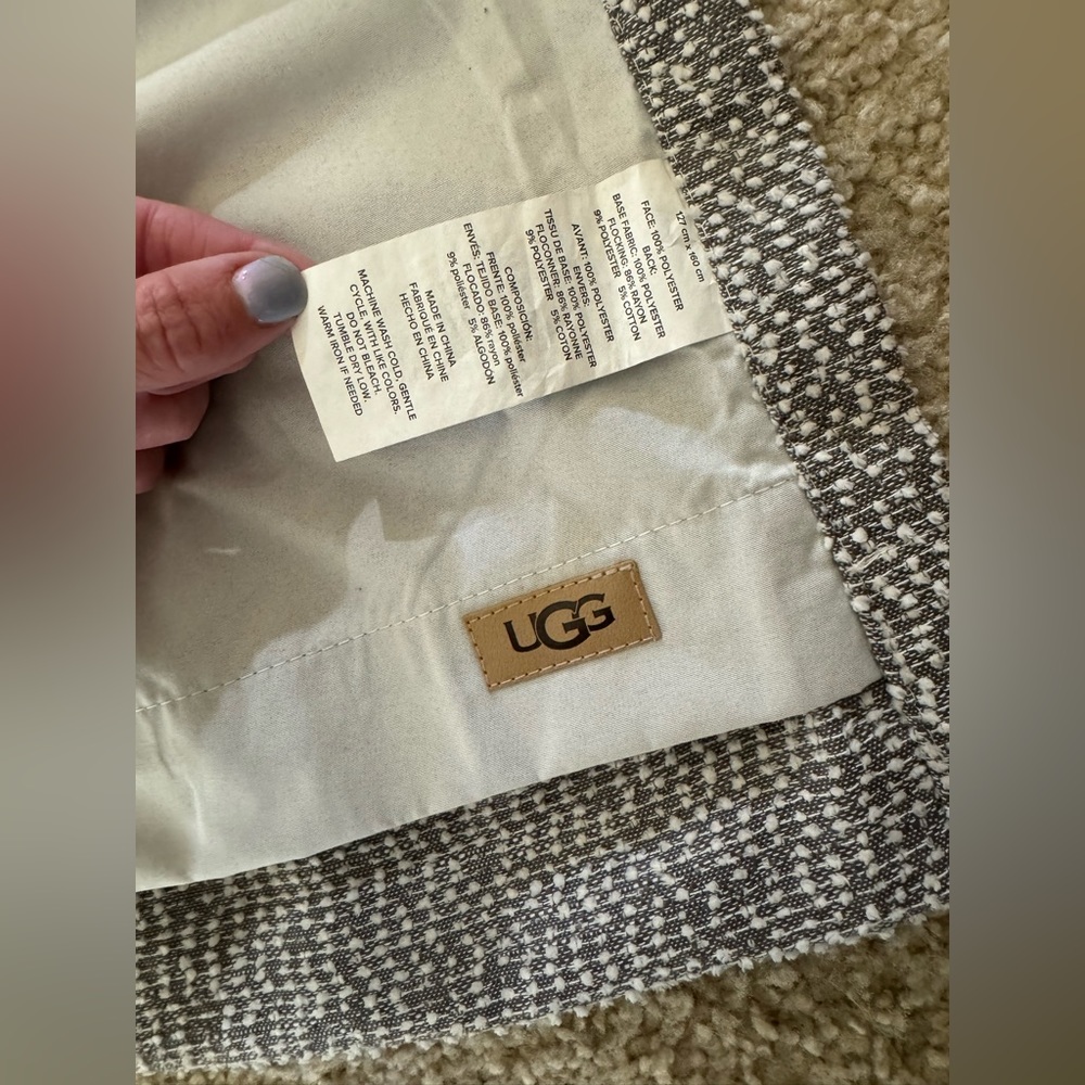 Like new - Ugg Tessa Blackout curtains in Charcoal Gray color - 2 panels 40”x63”